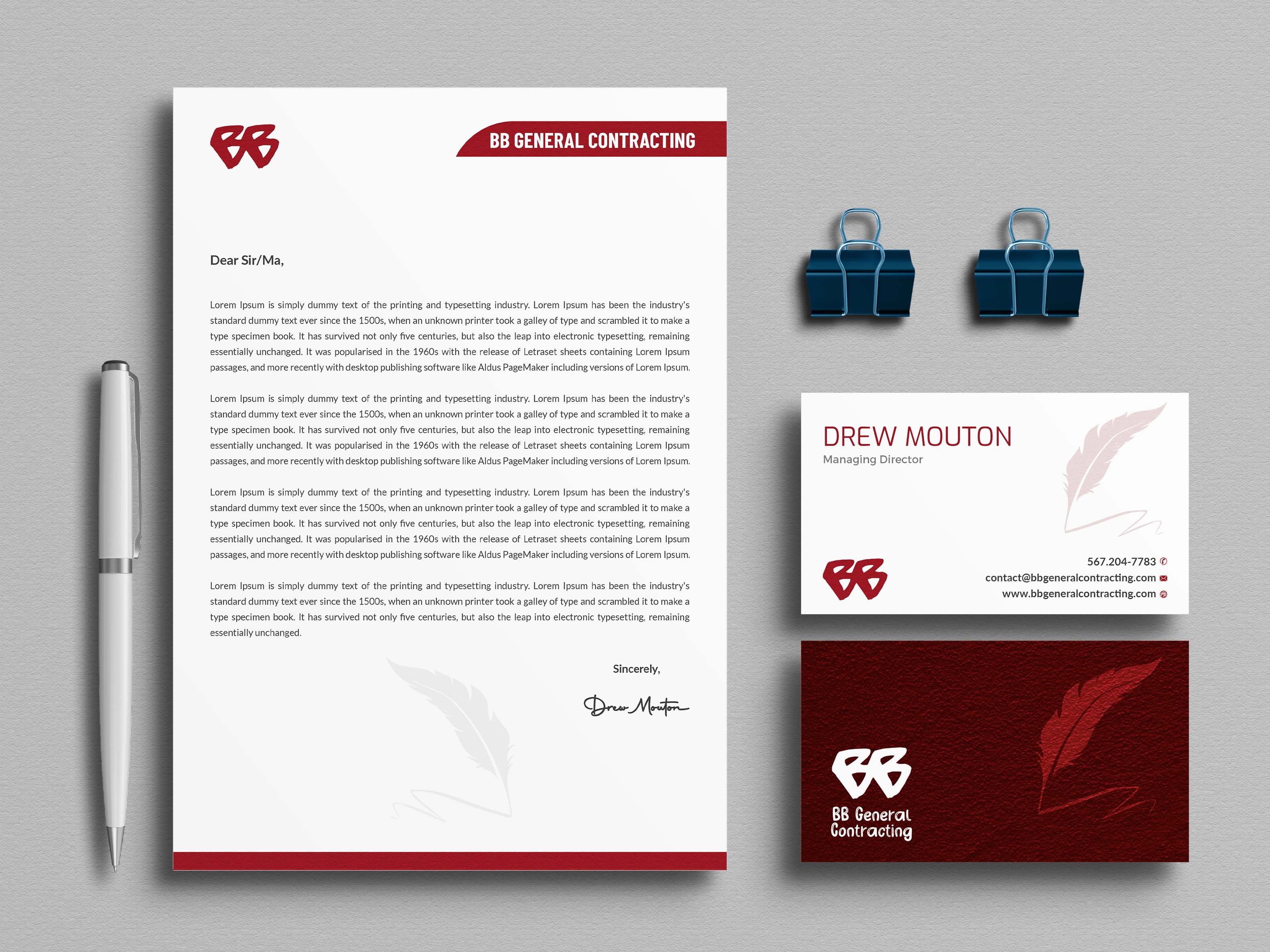 Business Card & Stationery Design entry 3296617 submitted by DK Graphics