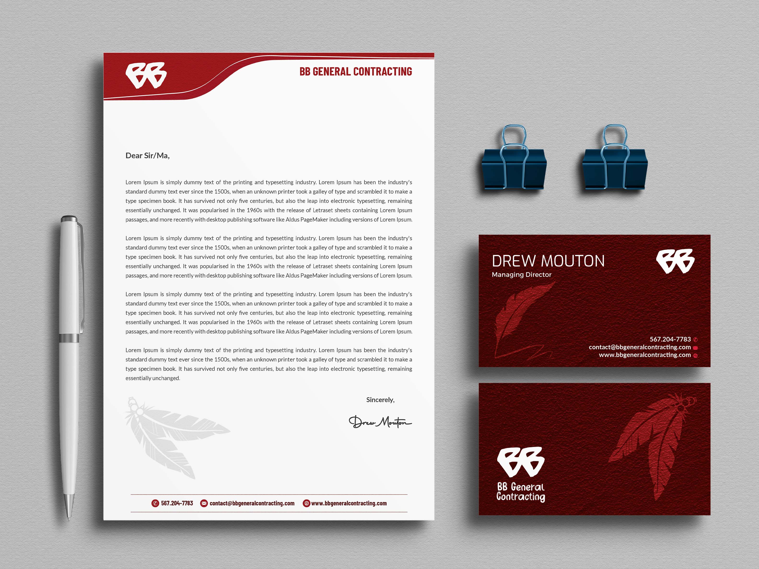 Business Card & Stationery Design entry 3296613 submitted by DK Graphics