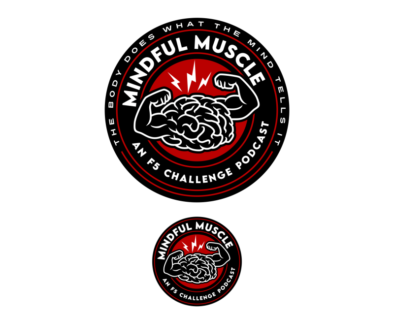 Logo Design entry 3175018 submitted by Digiti Minimi to the Logo Design for Mindful Muscle, an F5 Challenge Podcast run by Fulgrolando