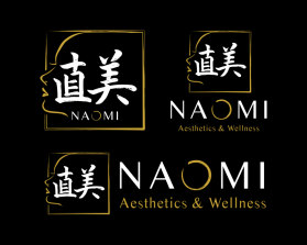 Logo Design entry 3176500 submitted by Armchtrm to the Logo Design for 直美 Naomi (full business name: Naomi Aesthetics & Wellness) run by NaomiAesth