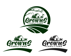 Logo Design entry 3179744 submitted by andsue to the Logo Design for Growns Family Farm run by Grownsk