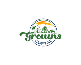 Logo Design entry 3179062 submitted by Urke to the Logo Design for Growns Family Farm run by Grownsk