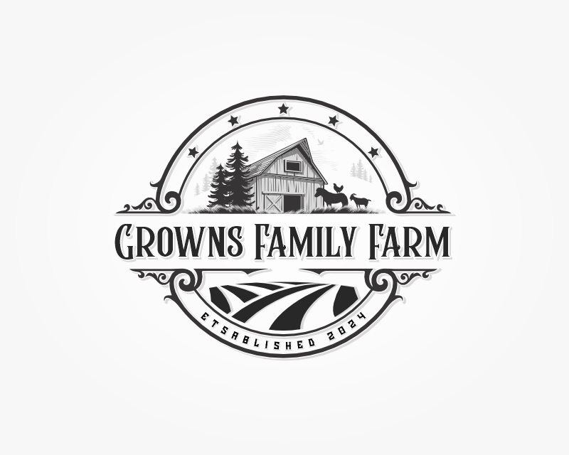 Logo Design entry 3182469 submitted by Urke to the Logo Design for Growns Family Farm run by Grownsk
