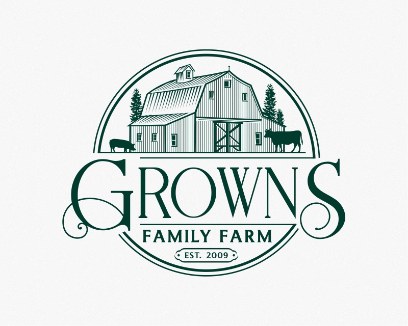 Logo Design entry 3182858 submitted by Armchtrm to the Logo Design for Growns Family Farm run by Grownsk