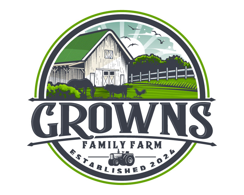 Logo Design entry 3182643 submitted by Thushan_S to the Logo Design for Growns Family Farm run by Grownsk