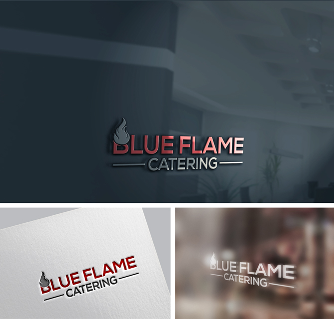 Logo Design entry 3182392 submitted by MuhammadR to the Logo Design for Blue Flame Catering run by blueflame99