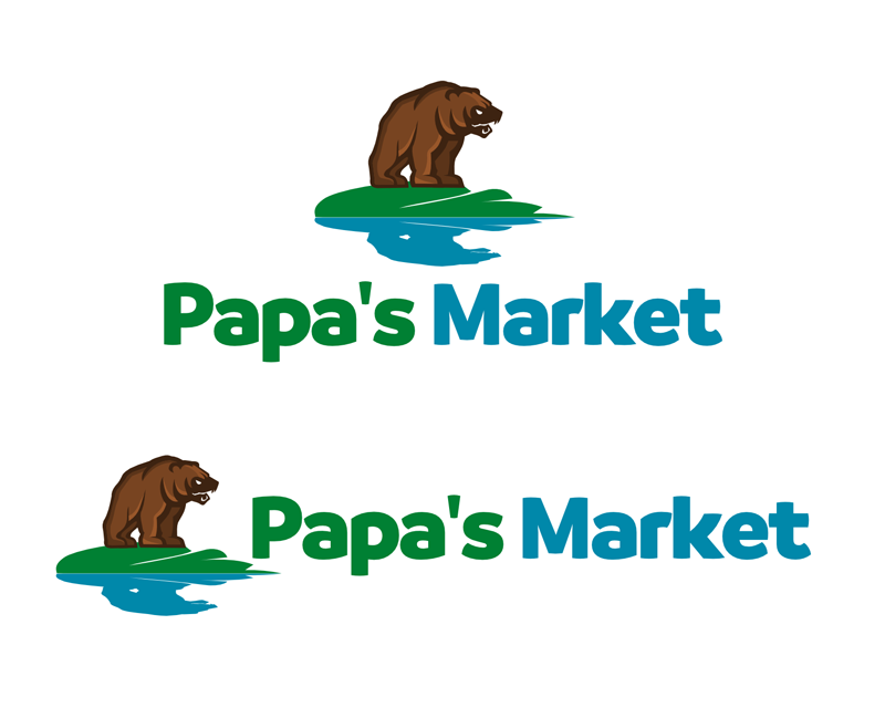 Logo Design entry 3183553 submitted by sax75 to the Logo Design for Papa's Market run by 12shawn14