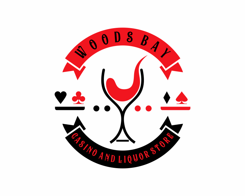 Logo Design entry 3183123 submitted by miyati to the Logo Design for Woods Bay Casino and Liquor Store run by 12shawn14