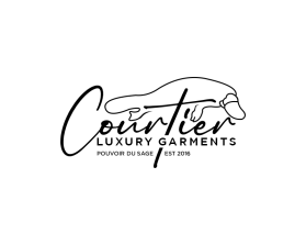 Logo Design entry 3180794 submitted by Design786 to the Logo Design for Courtier Luxury Garments run by CourtierGarmentsLLC