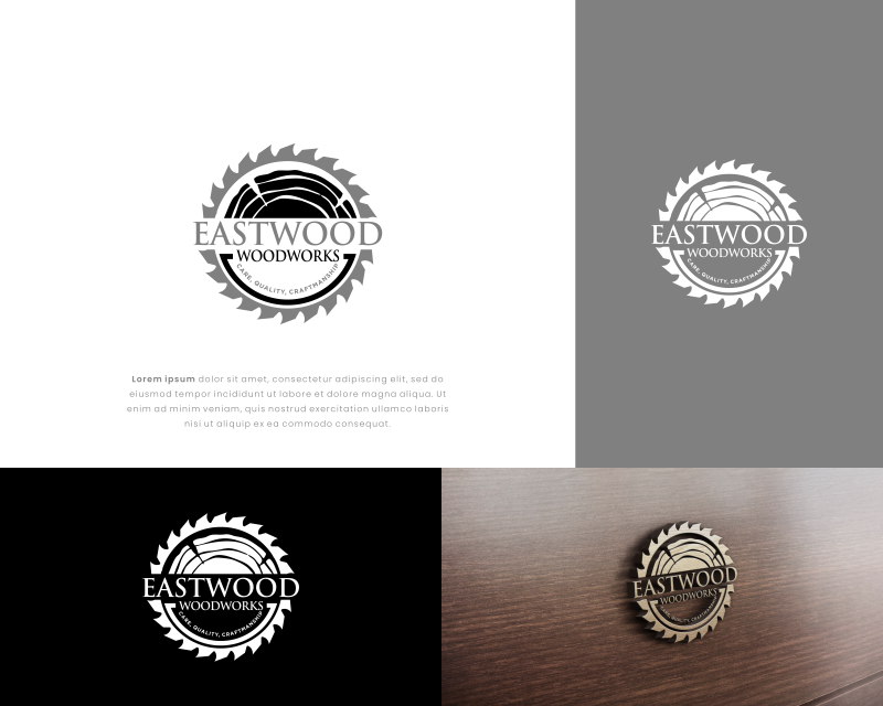 Logo Design entry 3181293 submitted by zea to the Logo Design for Eastwood Woodworks run by eastwoodworks