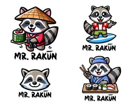 Mascot Design Entry 3297661 submitted by WOWIDEA99 to the contest for Mr. RAKŪN run by Ckuyulse