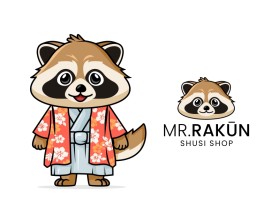 Mascot Design entry 3182753 submitted by kenzoo to the Mascot Design for Mr. RAKŪN run by Ckuyulse