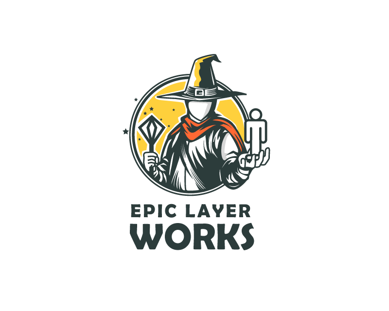 Logo Design entry 3189457 submitted by Nikho_Zholeh97 to the Logo Design for Epic Layer Works run by Srooney