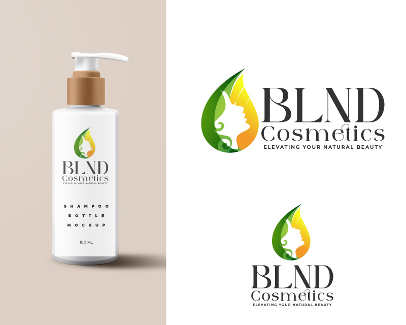 Logo Design entry 3194931 submitted by riffa14 to the Logo Design for BLND Cosmetics run by ldblack01