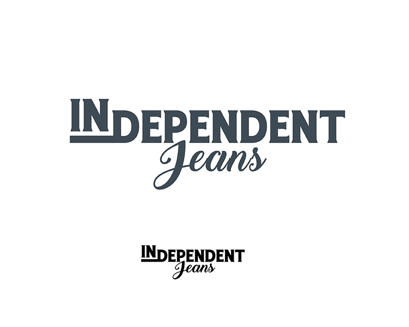 Logo Design entry 3196238 submitted by mv to the Logo Design for Independent Jeans run by MCohenNathan