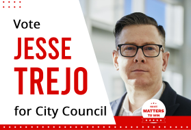 Banner Ad Design Entry 3308748 submitted by Kowshal to the contest for Jesse Trejo for City Council run by Aftontrejo5743