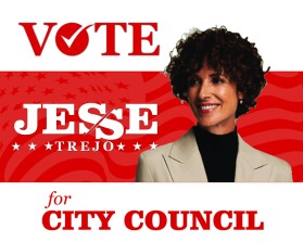 Banner Ad Design Entry 3309373 submitted by 24VStudio to the contest for Jesse Trejo for City Council run by Aftontrejo5743