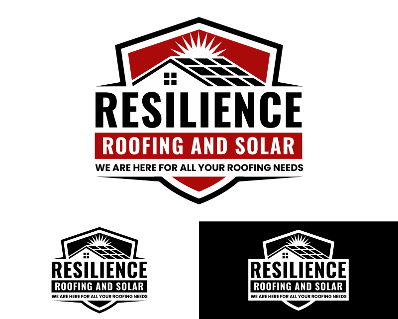 Logo Design entry 3200423 submitted by Armchtrm to the Logo Design for Resilience Roofing and Solar run by resilienceroofing