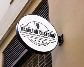 Logo Design entry 3201063 submitted by Shumoffcompany to the Logo Design for Hamilton Customs LLC run by AHamilton821