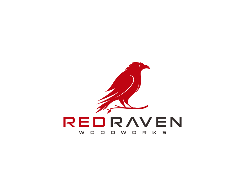 Logo Design entry 3203243 submitted by andsue to the Logo Design for Red Raven Woodworks run by HAMMERHEADMOUSE