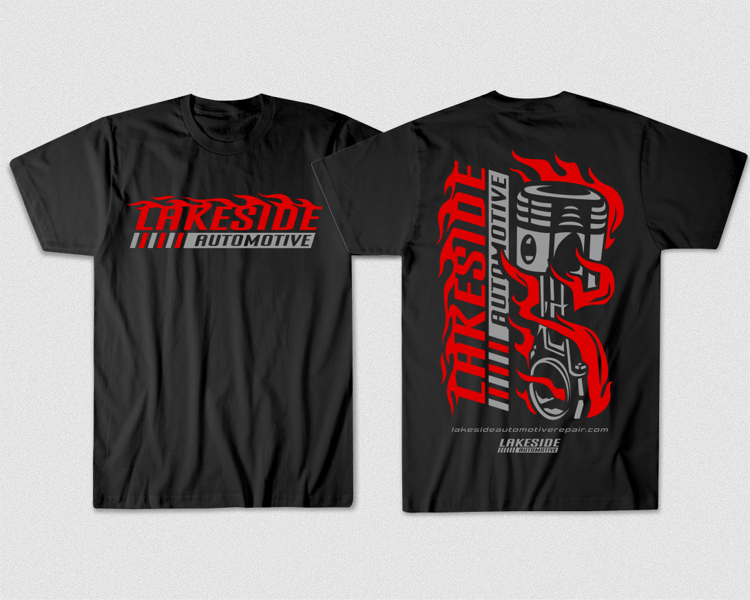 T-Shirt Design entry 3206682 submitted by Armchtrm to the T-Shirt Design for Lakeside Automotive run by Lakesideautomotive