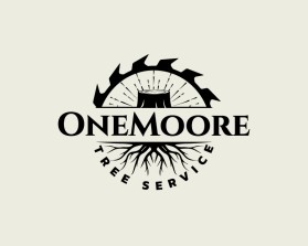 Logo Design entry 3206178 submitted by Gacountt to the Logo Design for One Moore Tree Service run by Margie2437