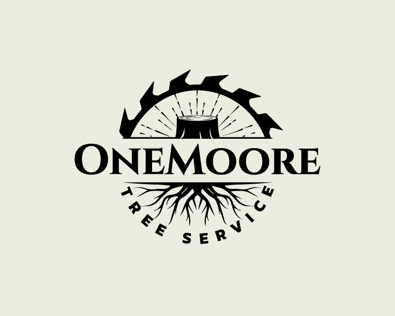 Logo Design entry 3206178 submitted by adja to the Logo Design for One Moore Tree Service run by Margie2437