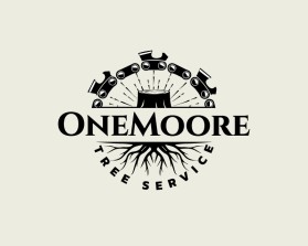 Logo Design entry 3206225 submitted by Gacountt to the Logo Design for One Moore Tree Service run by Margie2437