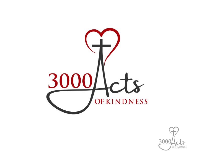 Logo Design entry 3208530 submitted by EJ JAMPE PAMAKE to the Logo Design for 3000 Acts Of Kindness- coatedinlove.org run by 3000AOK