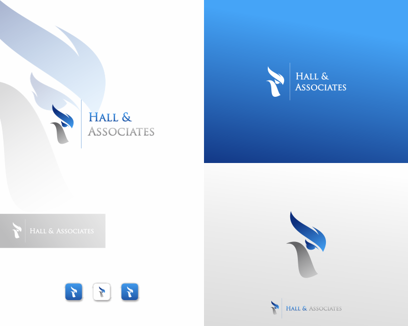 Logo Design entry 3212070 submitted by Indriyan to the Logo Design for Hall & Associates run by Biggles69