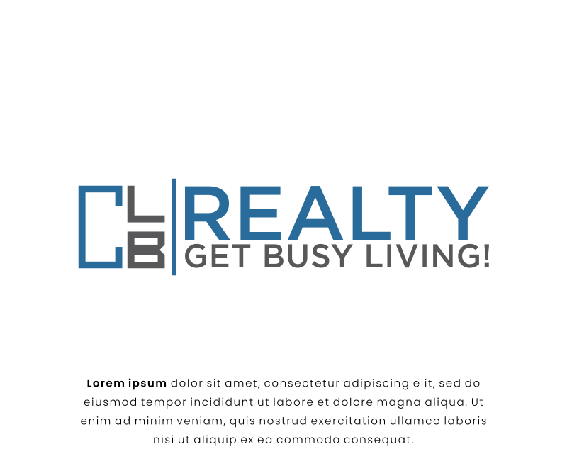 Logo Design entry 3212810 submitted by Gacountt to the Logo Design for CLB Realty run by clbrealtyllc