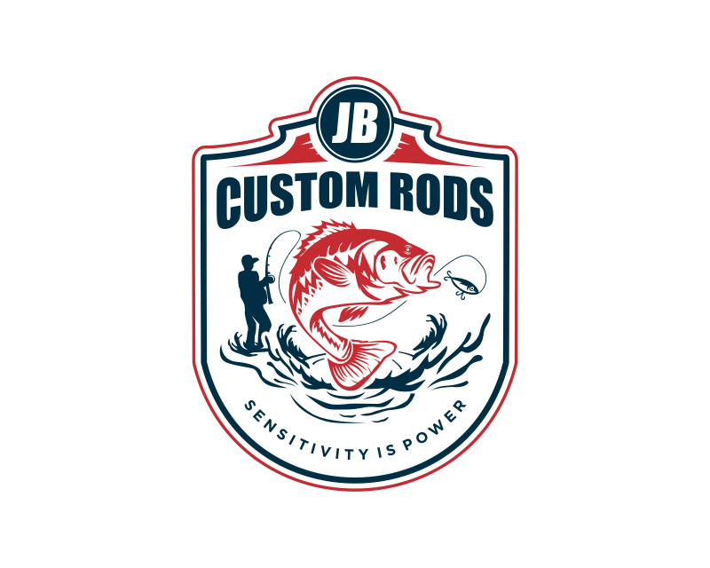 Logo Design entry 3208504 submitted by EJ JAMPE PAMAKE to the Logo Design for JB Custom Rods run by Amilton