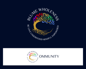 Logo Design entry 3215176 submitted by FOX to the Logo Design for BLUME Wholeness  Community the logo will be used for the 
