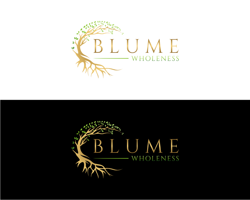 Logo Design Entry 3213286 submitted by ardima to the contest for BLUME Wholeness  Community the logo will be used for the 