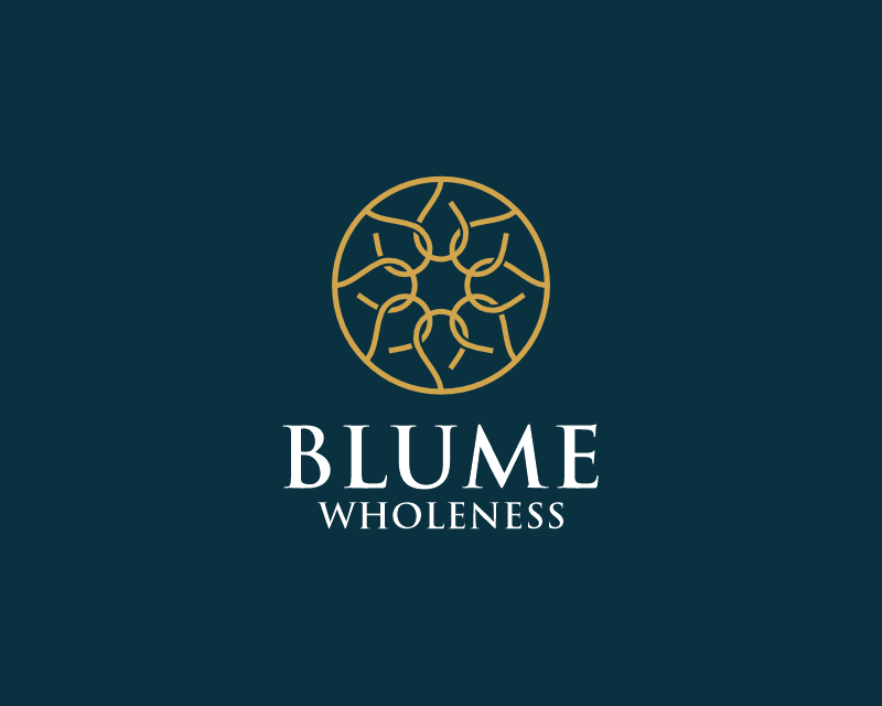 Logo Design entry 3210371 submitted by lipur to the Logo Design for BLUME Wholeness  Community the logo will be used for the 