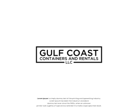 Logo Design entry 3209324 submitted by Graphico to the Logo Design for Gulf Coast Containers and Rentals LLC run by Elviss