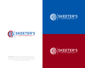 Logo Design entry 3210191 submitted by GeoGrap to the Logo Design for Skeeter's Auto Service run by skeetersautoservice
