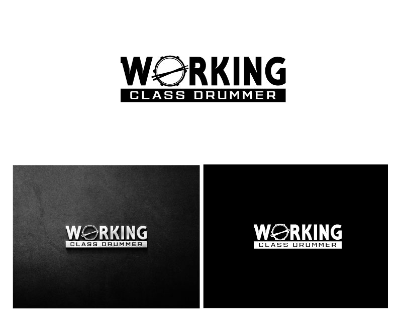Logo Design entry 3212992 submitted by johanesd to the Logo Design for working class drummer or WorkingClassDrummer run by Dancing Goats