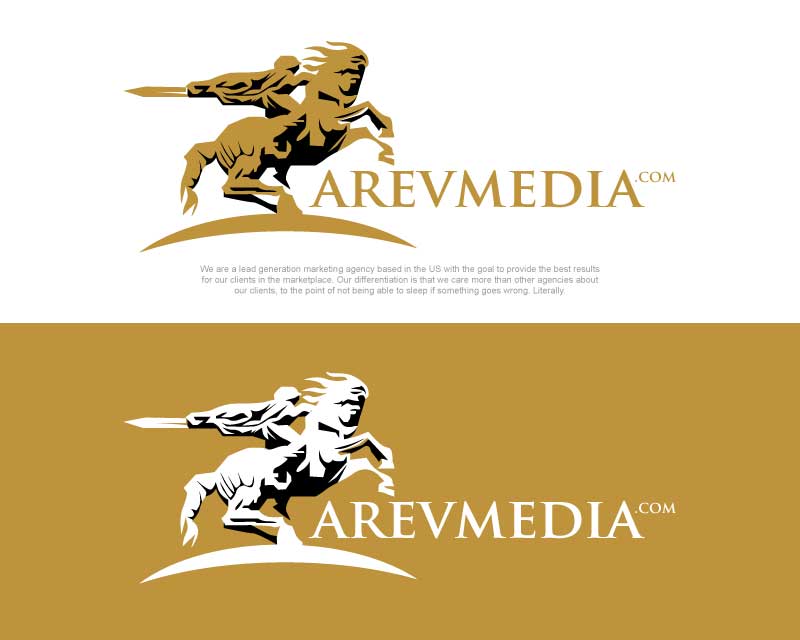 Logo Design entry 3219470 submitted by bayu_desain88 to the Logo Design for arevmedia.com run by arevmedia