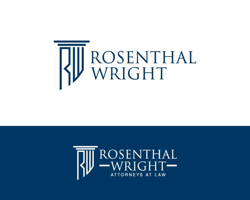 Logo Design entry 3231129 submitted by RGR design to the Logo Design for Rosenthal Wright run by JennaLSweeney20