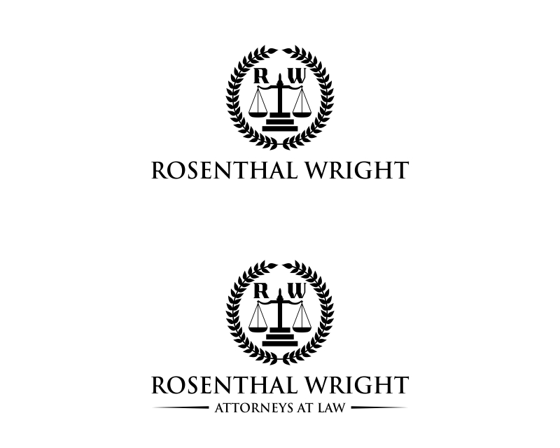 Logo Design Entry 3217679 submitted by erionart to the contest for Rosenthal Wright run by JennaLSweeney20