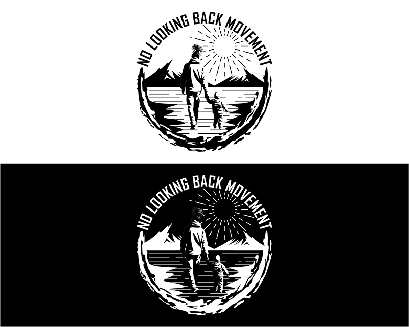 Logo Design Entry 3220207 submitted by jangAbayz to the contest for NO LOOKING BACK MOVEMENT run by Twells14