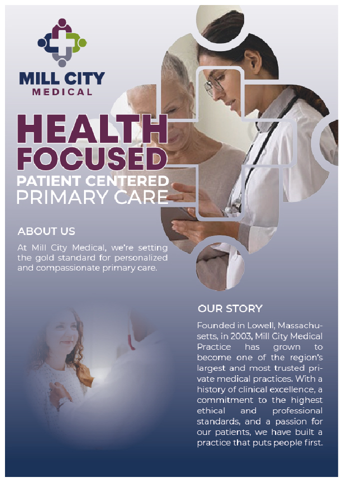 Brochure Design Entry 3215422 submitted by Graphico to the contest for Mill City Medical Group run by DeltaHealthStrategy