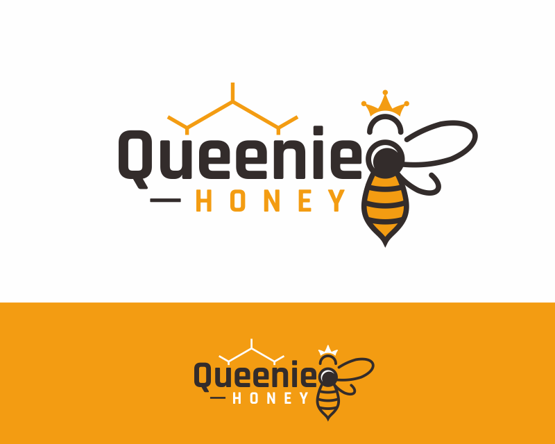 Logo Design Entry 3220090 submitted by Mukidi to the contest for QueenieB Honey run by Pinkalicious