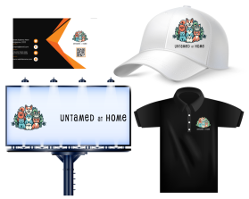 Logo Design Entry 3334082 submitted by Jugan to the contest for Untamed at Home run by DesmoMarketing
