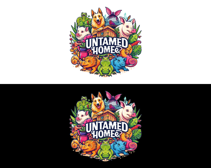 Logo Design entry 3223910 submitted by conceptoday to the Logo Design for Untamed at Home run by DesmoMarketing