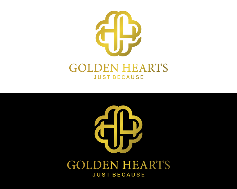 Logo Design entry 3226320 submitted by Nikho_Zholeh97 to the Logo Design for Golden Hearts run by Halstead354