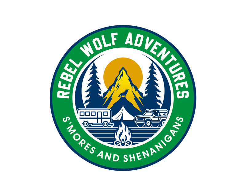Logo Design entry 3227935 submitted by AbrarAbdillah to the Logo Design for Rebel Wolf Adventures run by rebelwolfadventures