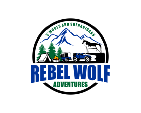 Logo Design entry 3225153 submitted by alatsary to the Logo Design for Rebel Wolf Adventures run by rebelwolfadventures