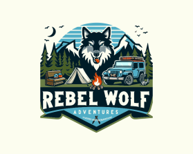 Logo Design entry 3224938 submitted by auxtero to the Logo Design for Rebel Wolf Adventures run by rebelwolfadventures